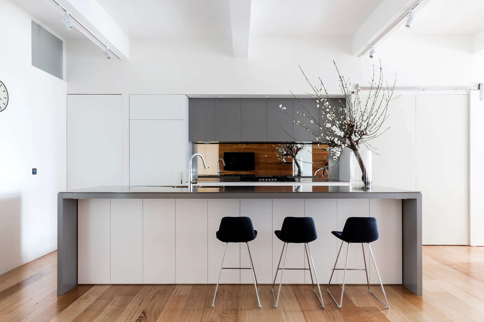 Surry Hills Apartment, Josephine Hurley Architecture, Countertop, Chair