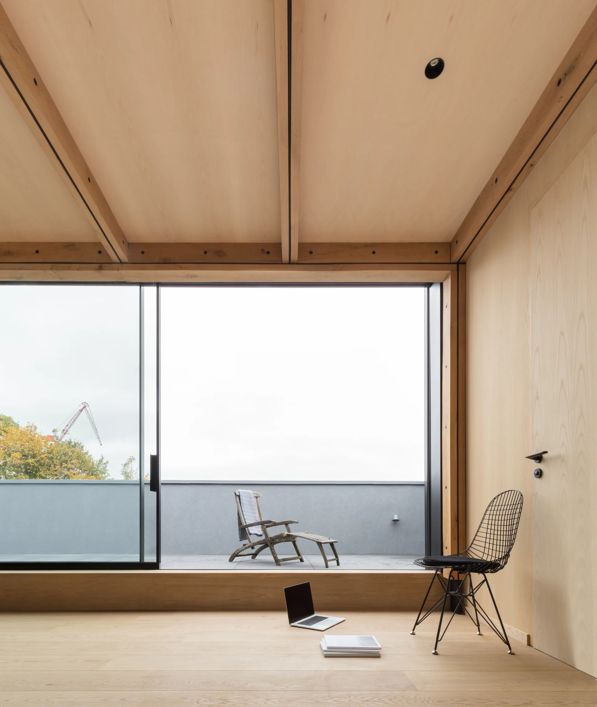Union Wharf, Nicholas Szczepaniak Architects, Wood, Chair, Beam