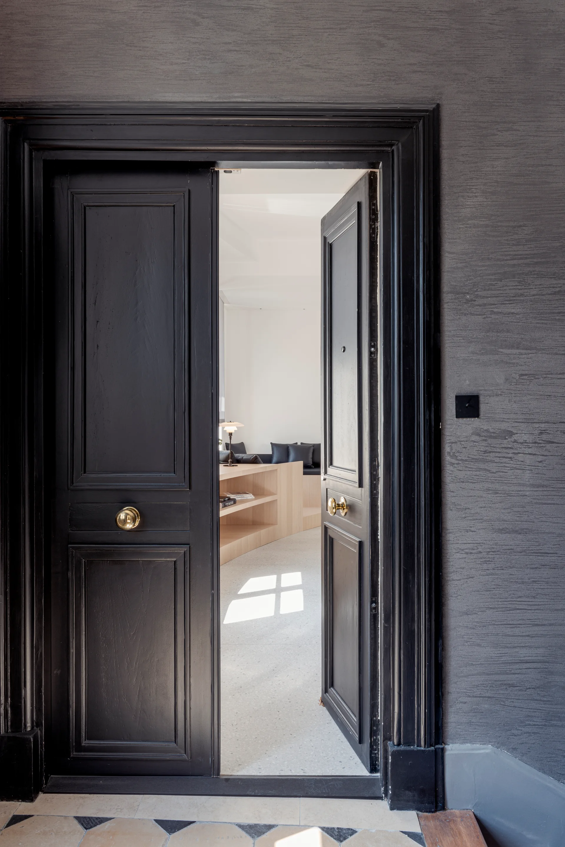 Nicolai Paris Apartment, noa* network of architecture, Interior, Door