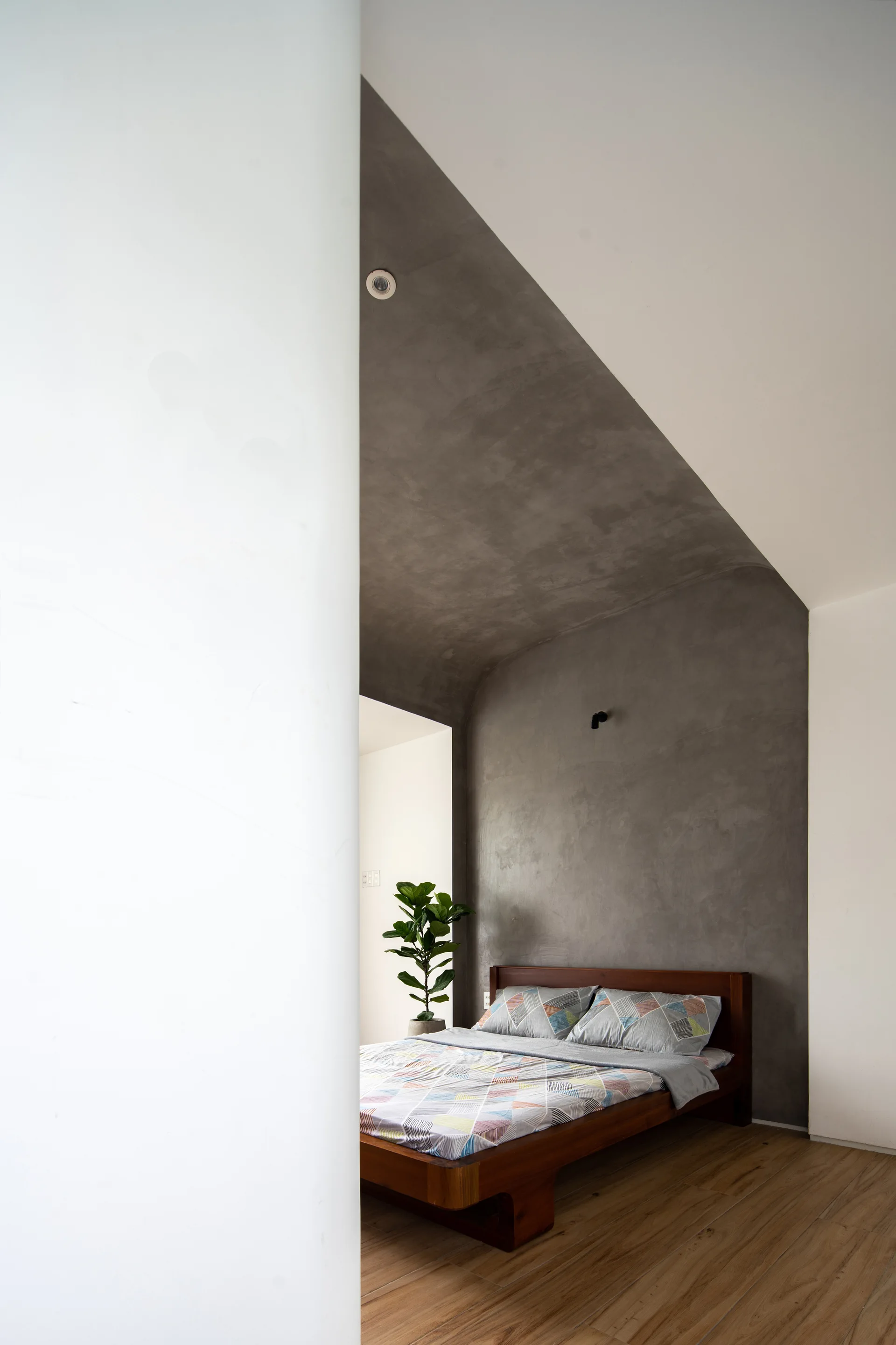 Stacking Box House, AD+studio, Interior, Bedroom, Bed