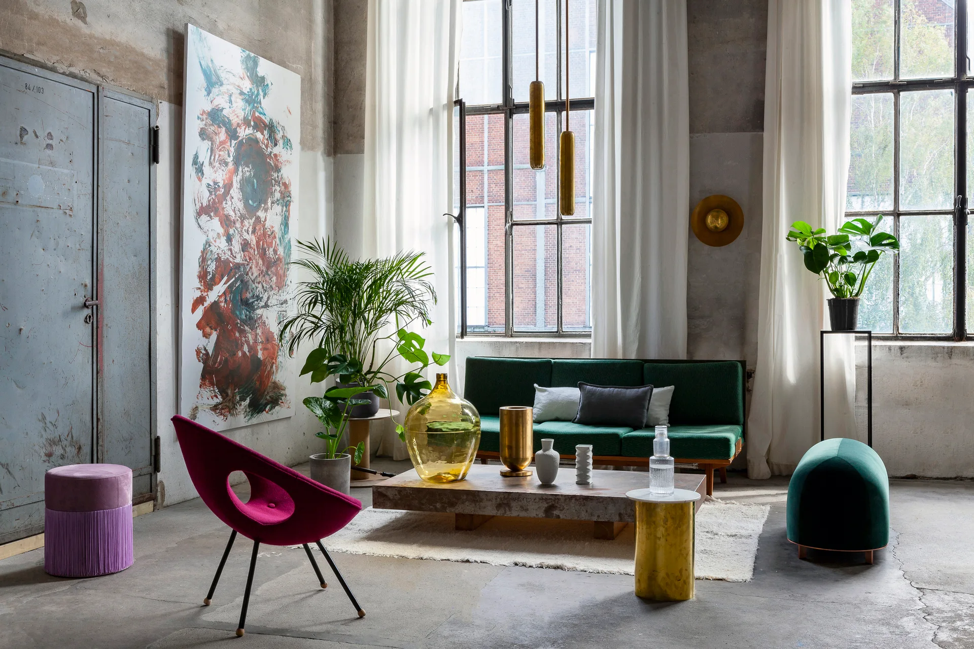 Ewelina Art Studio, Ewelina Makosa, Interior, Windows, Chair, Table