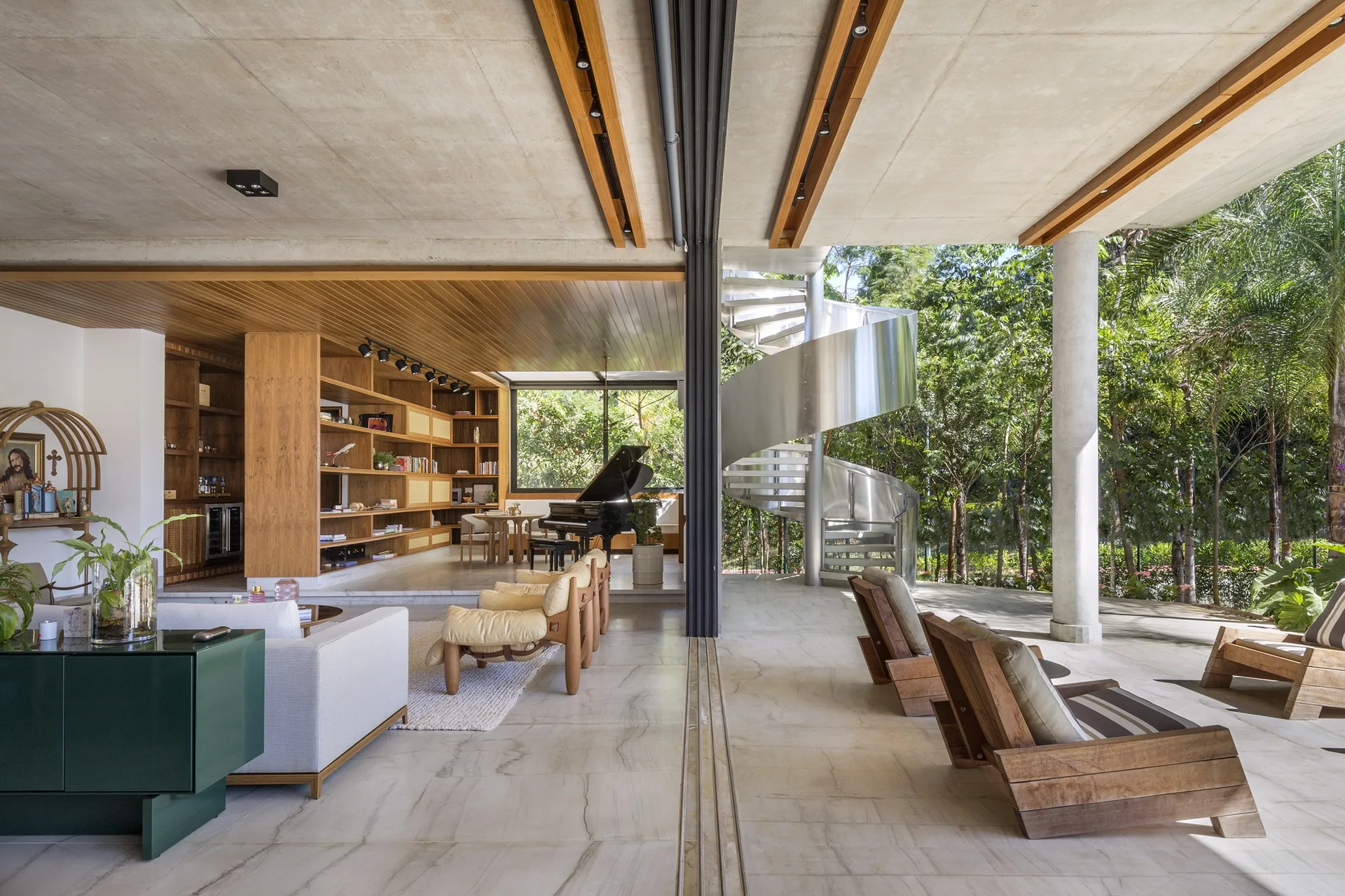 House da Mata, Leo Romano, Interior, Living Room