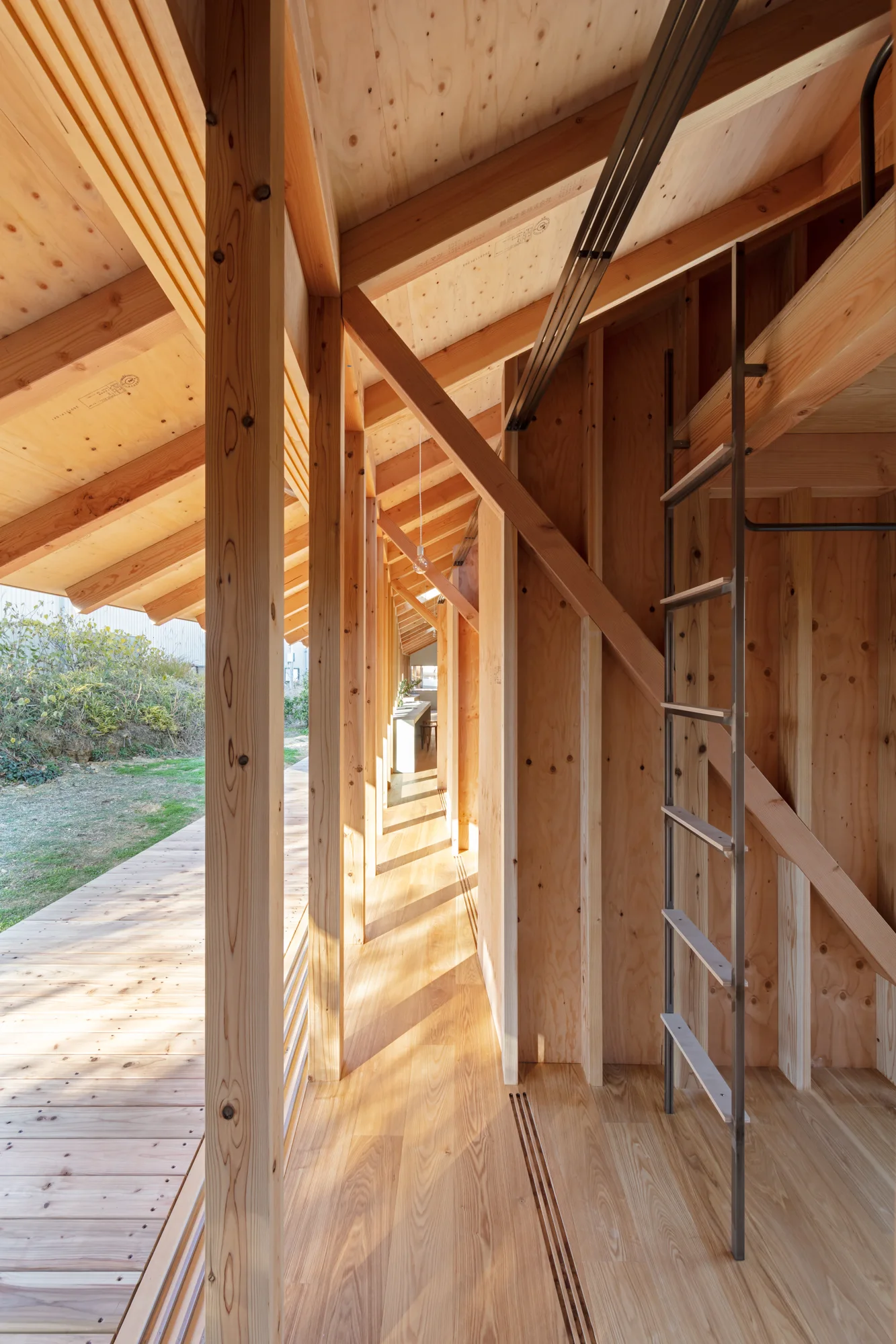 INOKI-YE House, Office for Environment Architecture, Interior, Beam