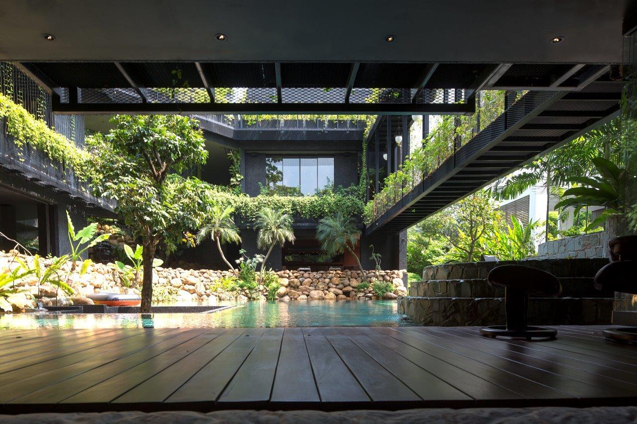 Cornwall Gardens House, CHANG Architects, Exterior, Beam