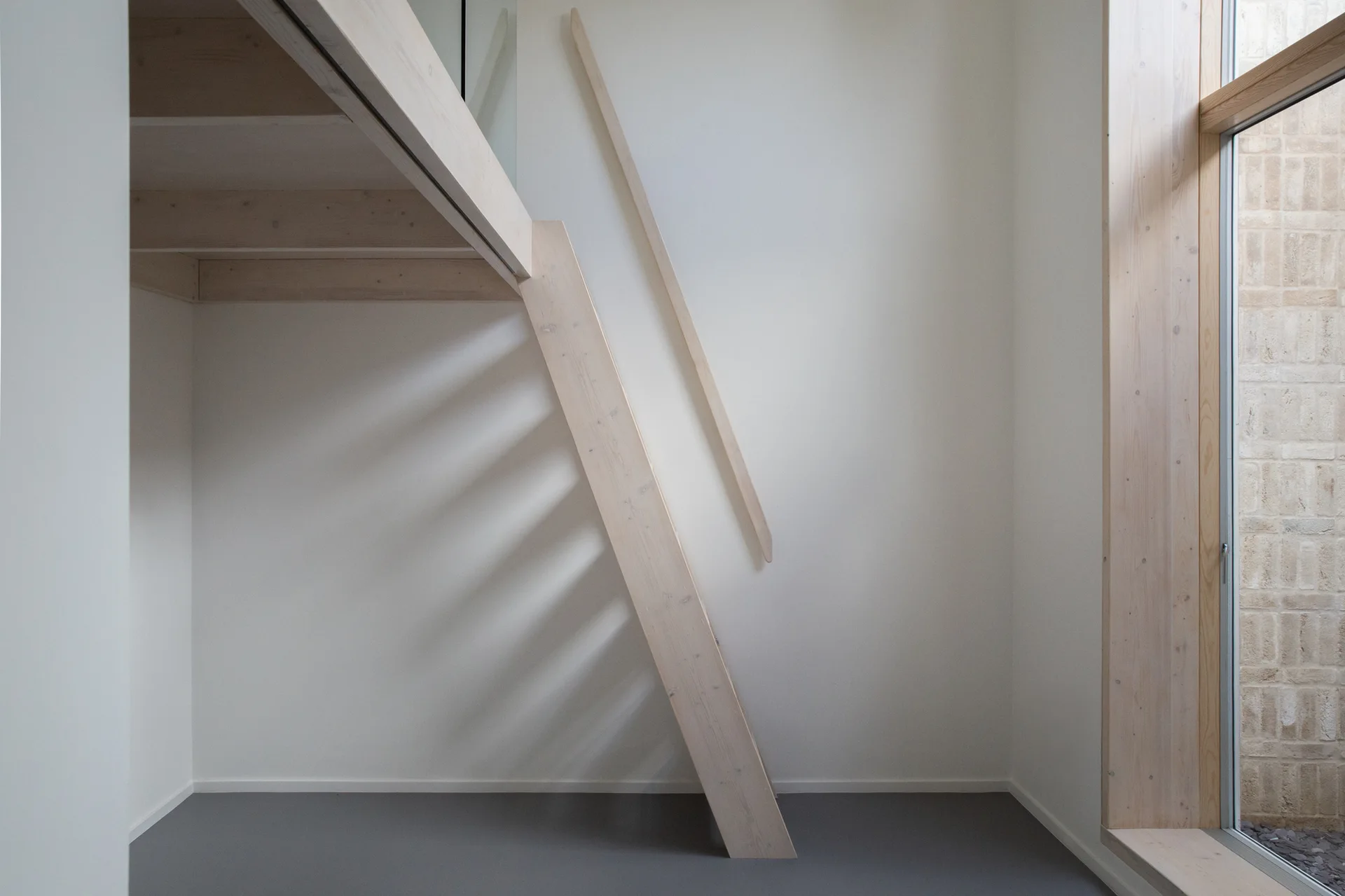Langdon Park Extension in Highgate, Russell Jones, Interior, Stairs, Handrail