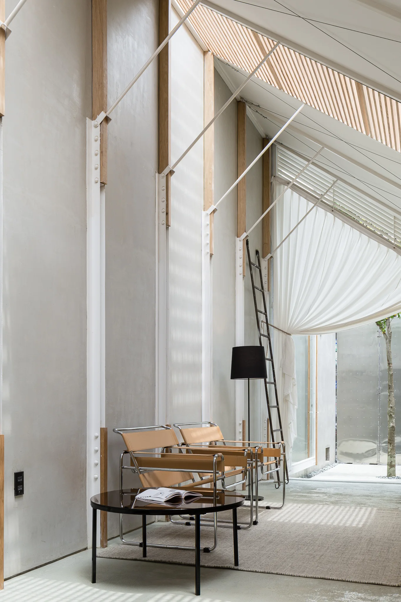303 House, Sawadeesign Studio, Interior, Chair, Bed, Beam