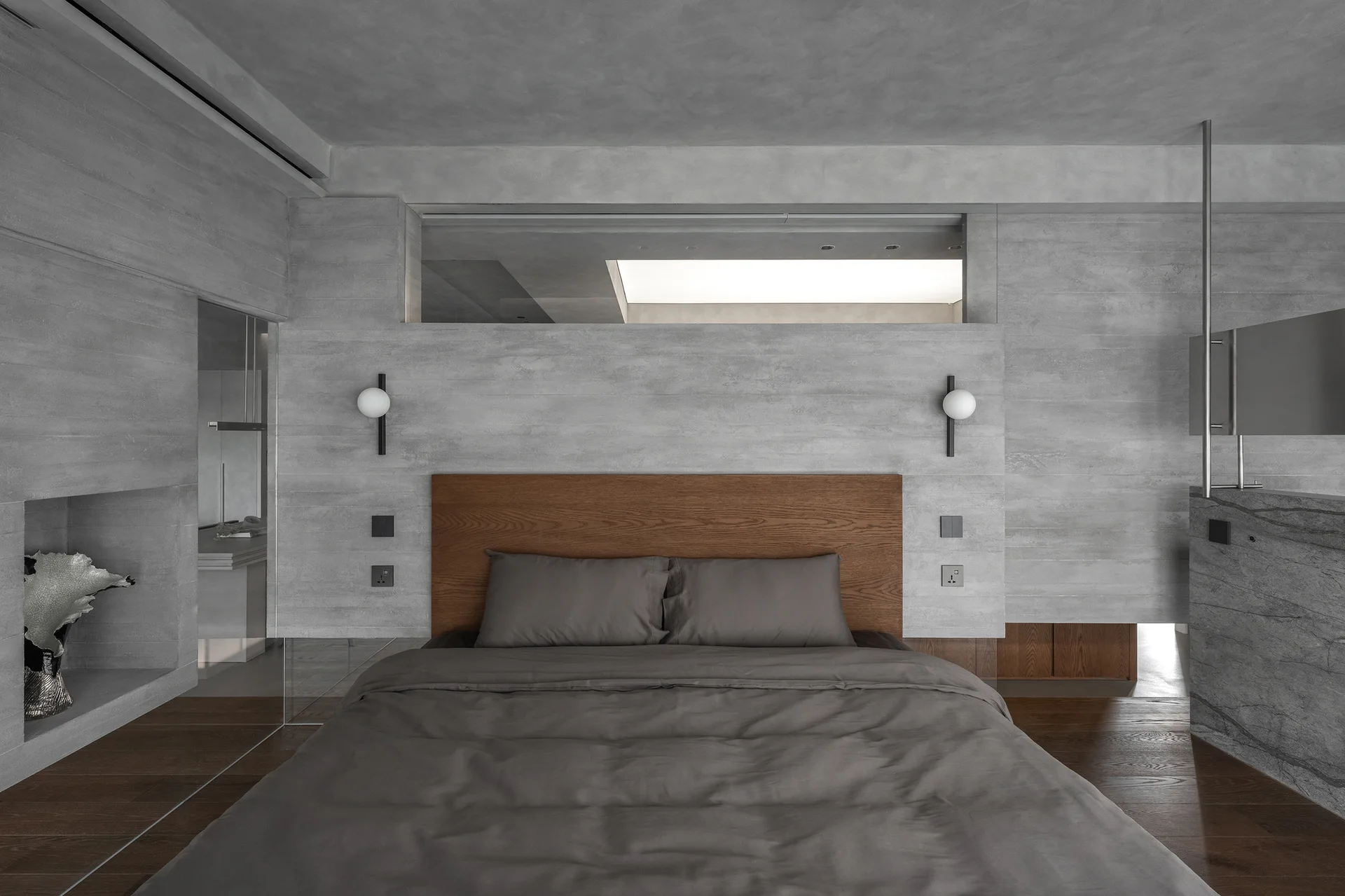 Stone Whisper Residence, KC Design Studio, Interior, Bedroom, Bed