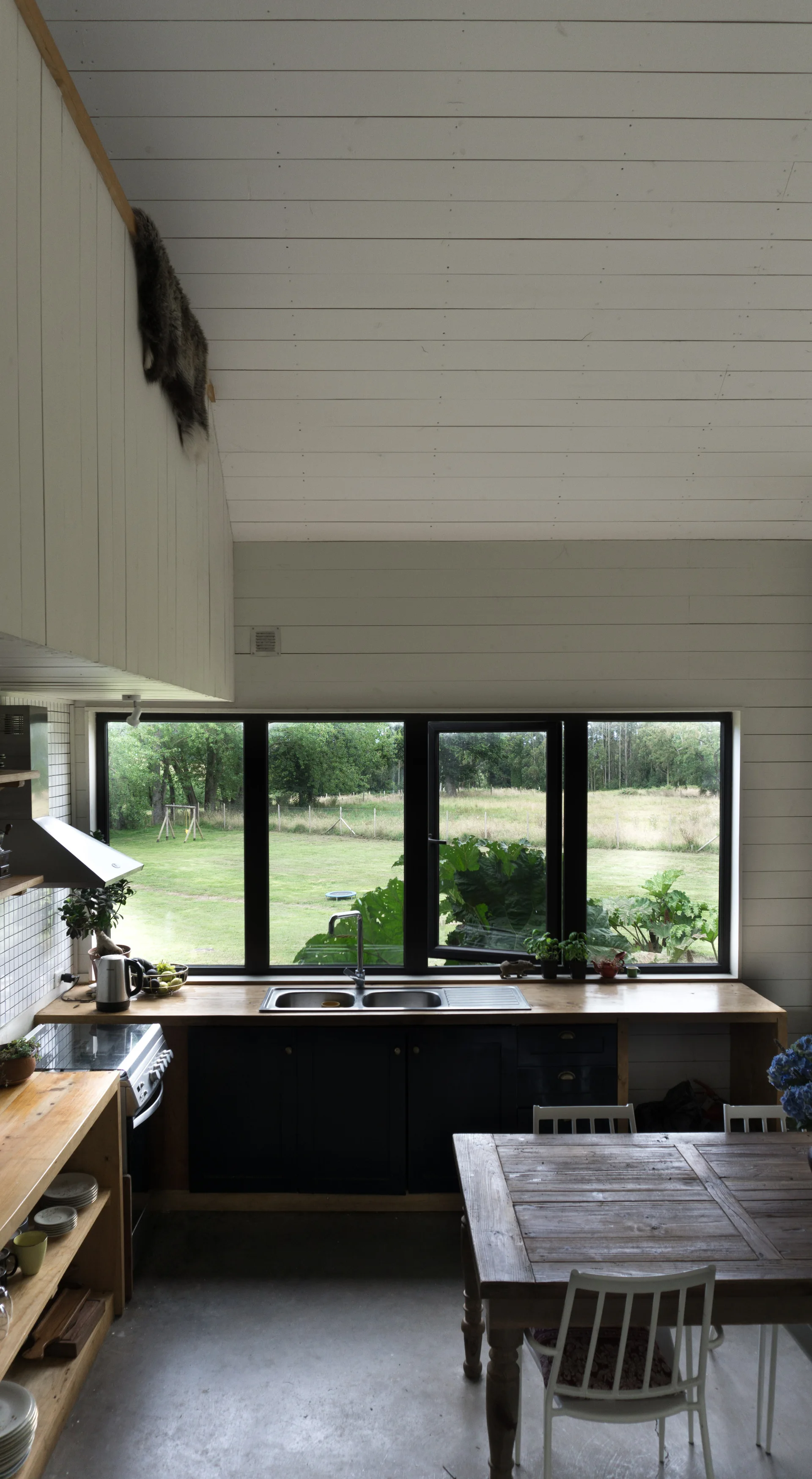 KDDK House, Karina Duque, Interior, Kitchen, Windows, Countertop