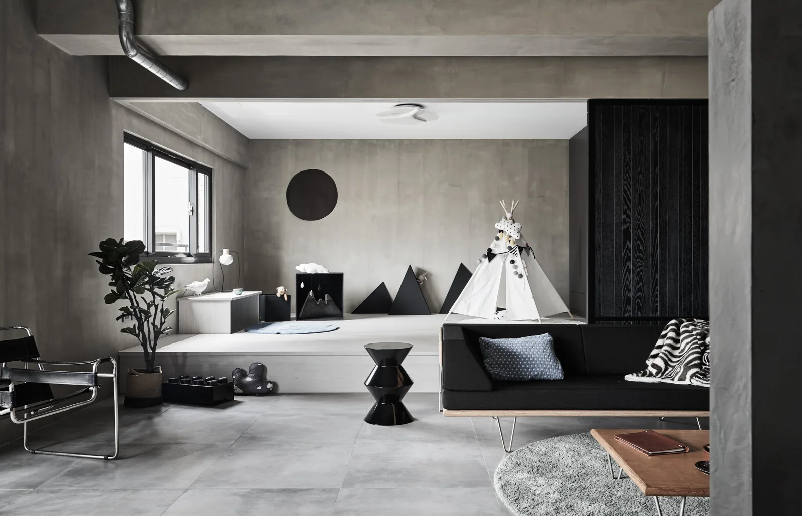 Gentle Heart of Steel, HAO Design, Interior, Living Room, Windows